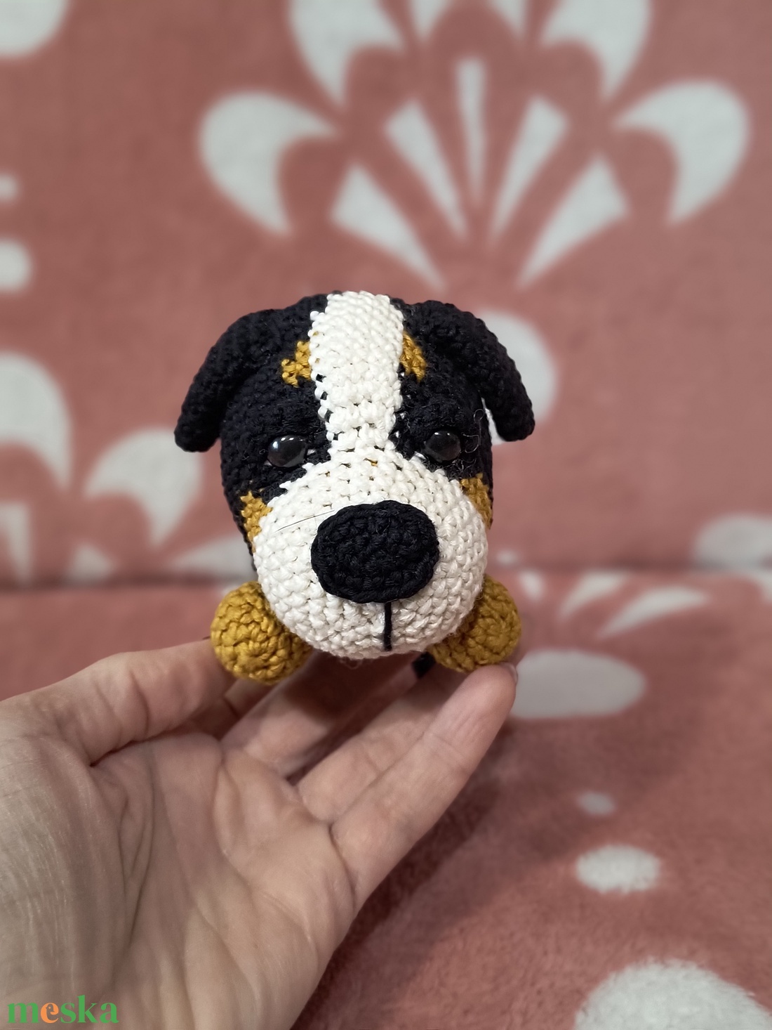 Amigurumi Berni Pásztor kutya - játék & sport - plüssállat & játékfigura - kutya - Meska.hu