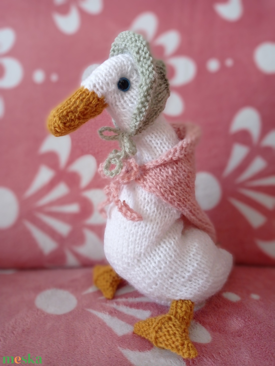 Amigurumi Kacsa Jolán - játék & sport - plüssállat & játékfigura - madár - Meska.hu