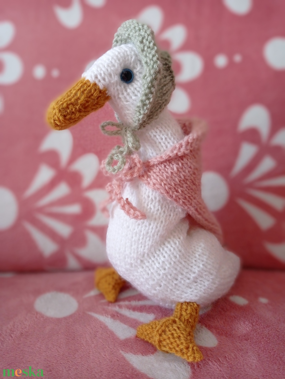 Amigurumi Kacsa Jolán - játék & sport - plüssállat & játékfigura - madár - Meska.hu