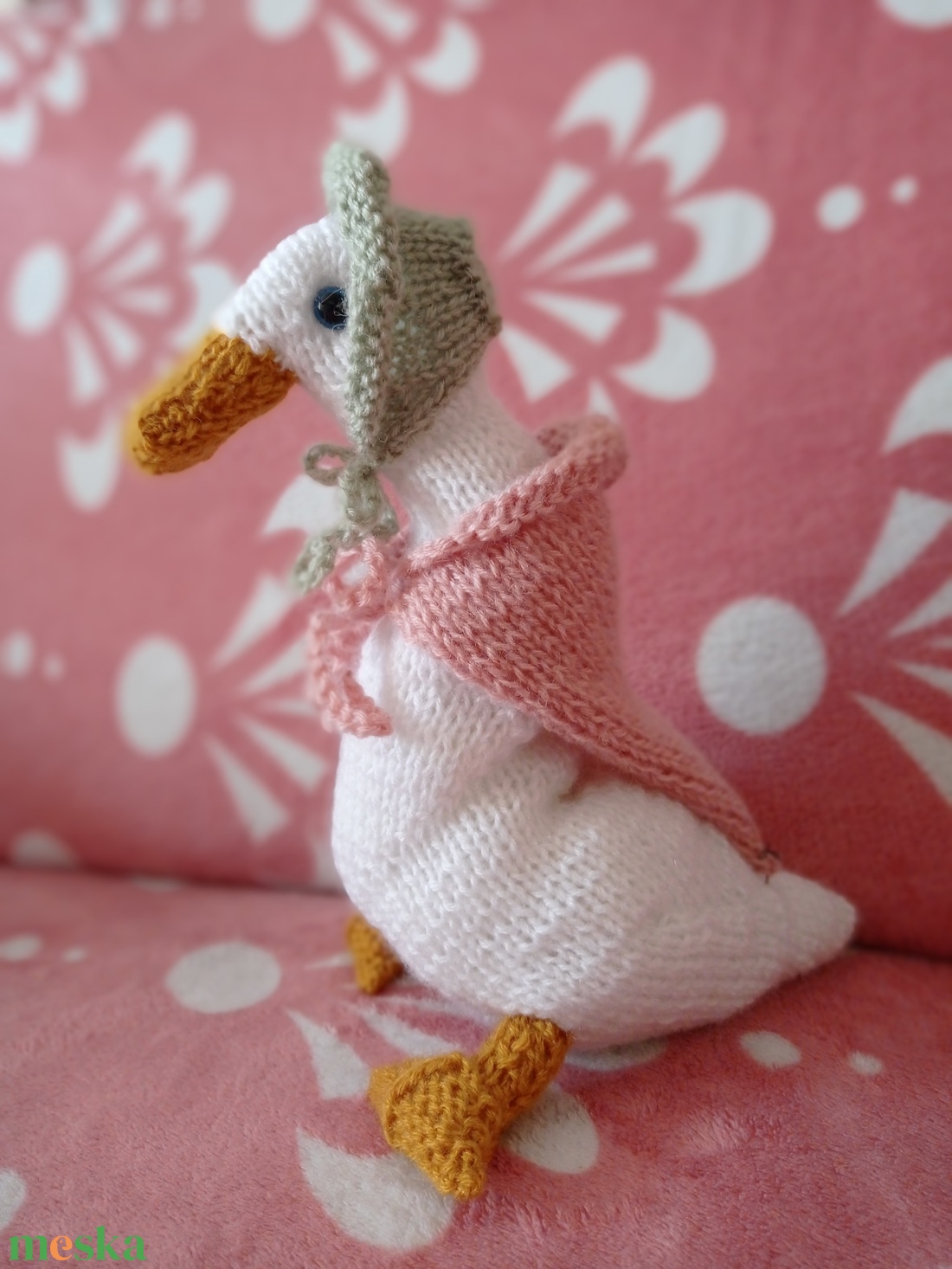 Amigurumi Kacsa Jolán - játék & sport - plüssállat & játékfigura - madár - Meska.hu