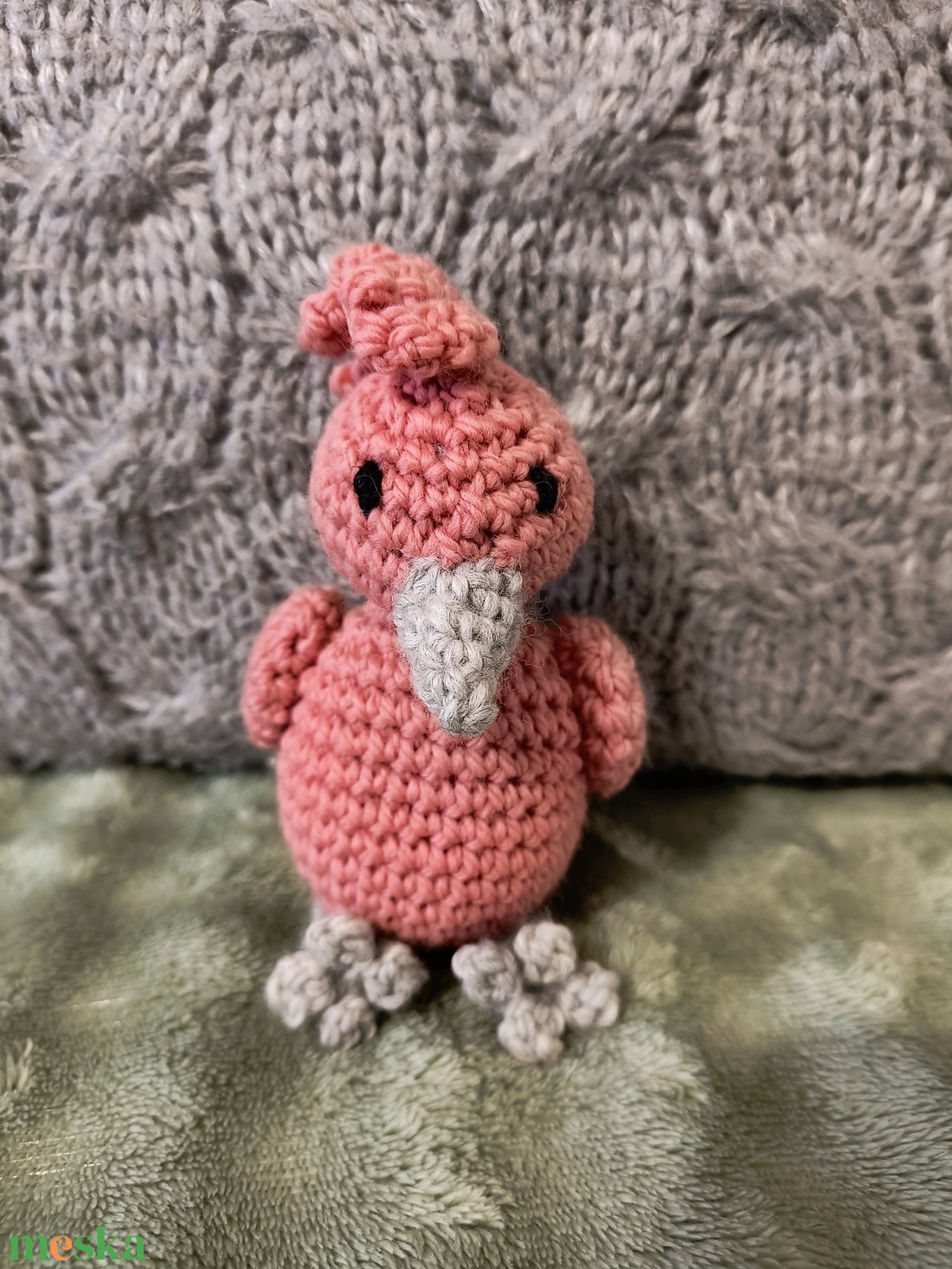 Amigurumi Kakadu madárka - játék & sport - plüssállat & játékfigura - más figura - Meska.hu