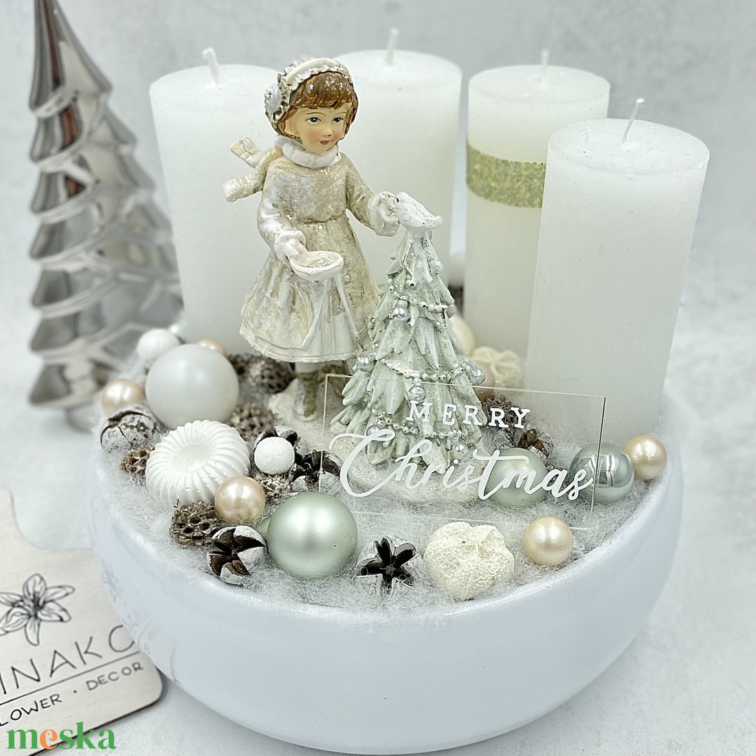Adventi dekoráció - karácsony - adventi díszek - adventi asztaldísz - Meska.hu