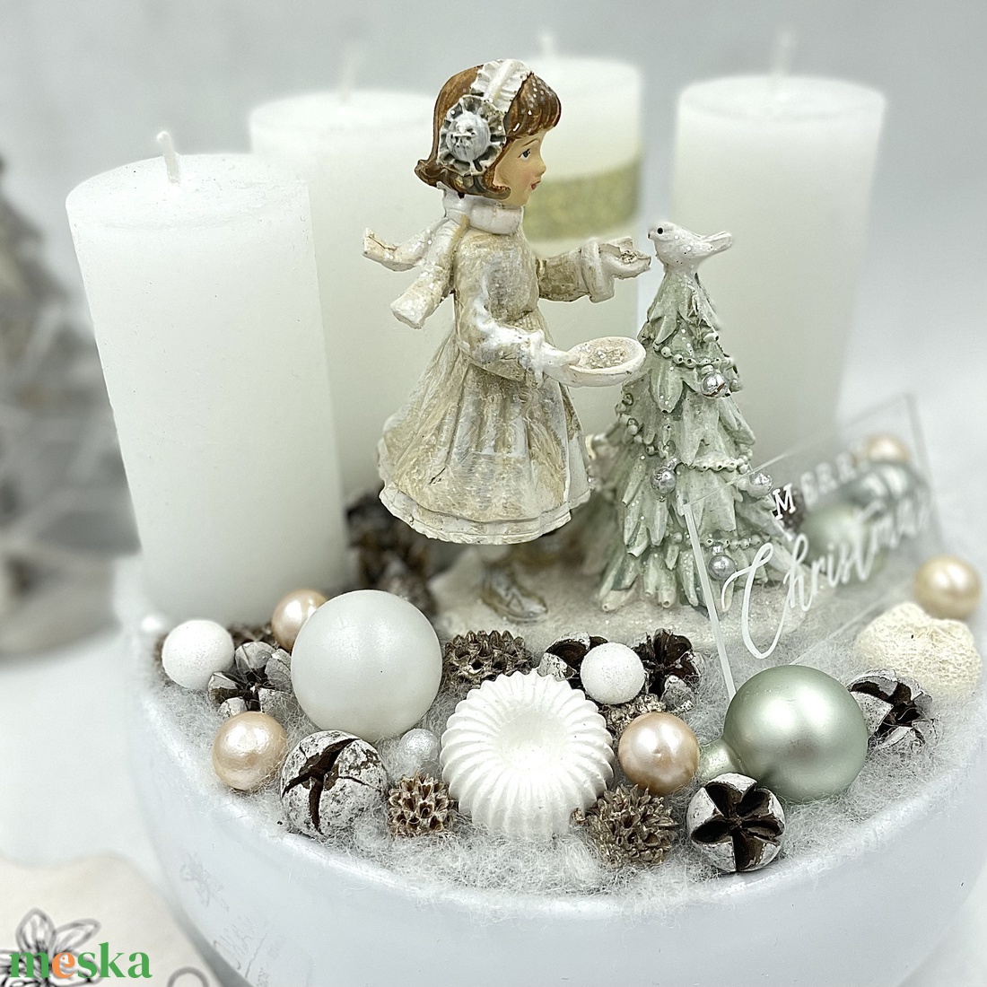 Adventi dekoráció - karácsony - adventi díszek - adventi asztaldísz - Meska.hu