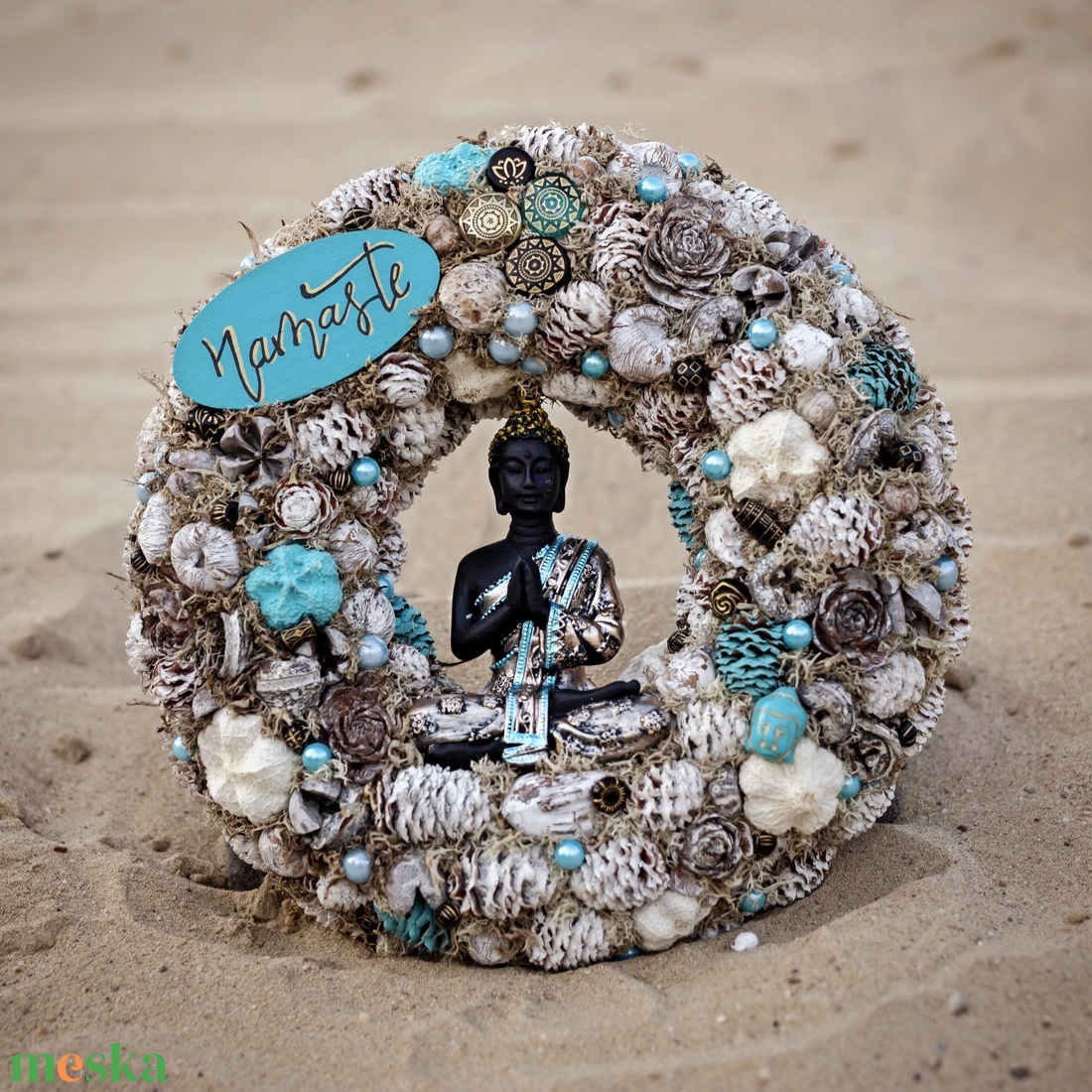 Buddha falidísz - otthon & életmód - dekoráció - fali és függő dekoráció - falra akasztható dekor - Meska.hu