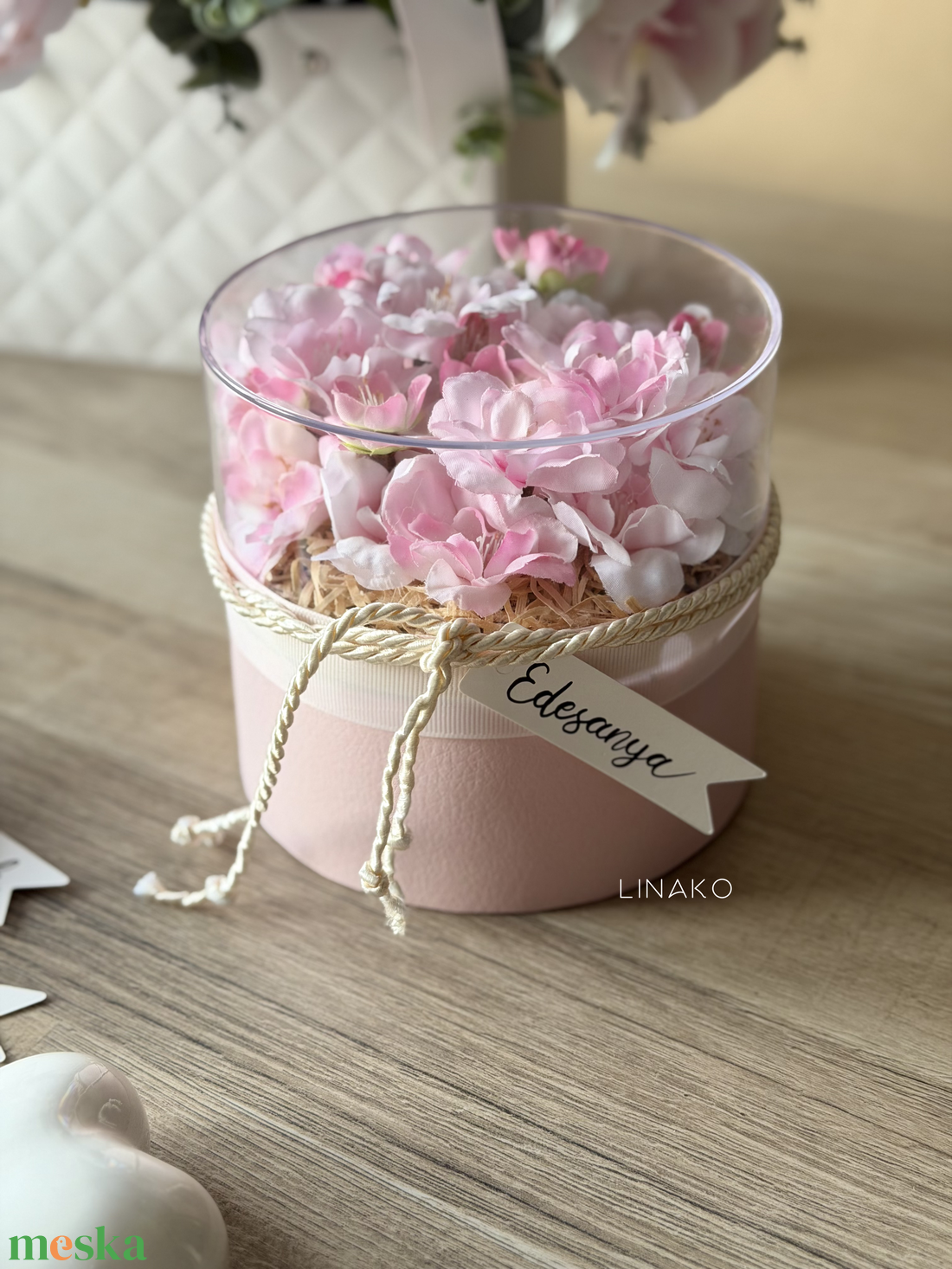 Anyák napi box - otthon & életmód - virágdekoráció - virágok - virágbox - Meska.hu