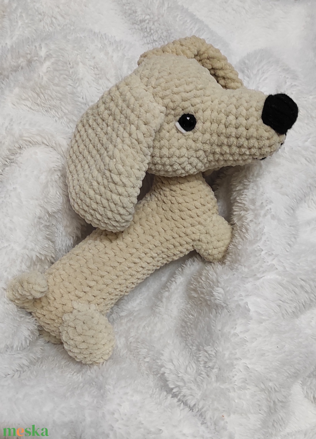 Amigurumi Tacsi - játék & sport - plüssállat & játékfigura - kutya - Meska.hu