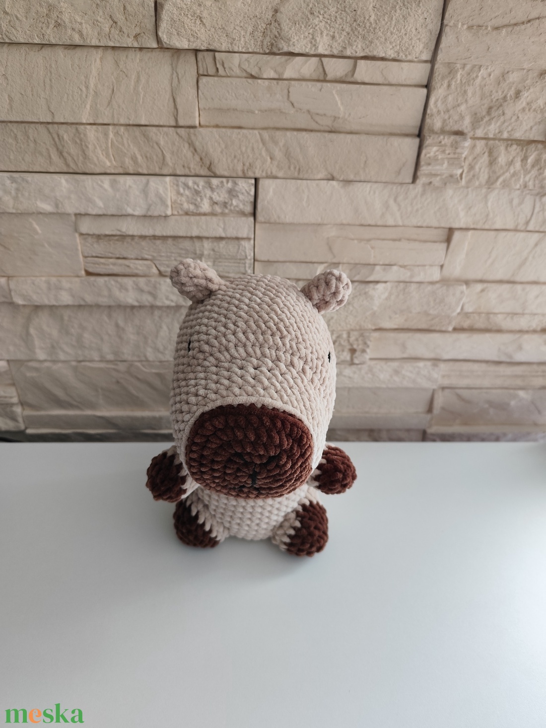 Amigurumi horgolt capybara plüss-28 cm - játék & sport - plüssállat & játékfigura - más figura - Meska.hu Amigurumi horgolt capybara plüss-28 cm - játék & sport - plüssállat & játékfigura - más figura - Meska.hu