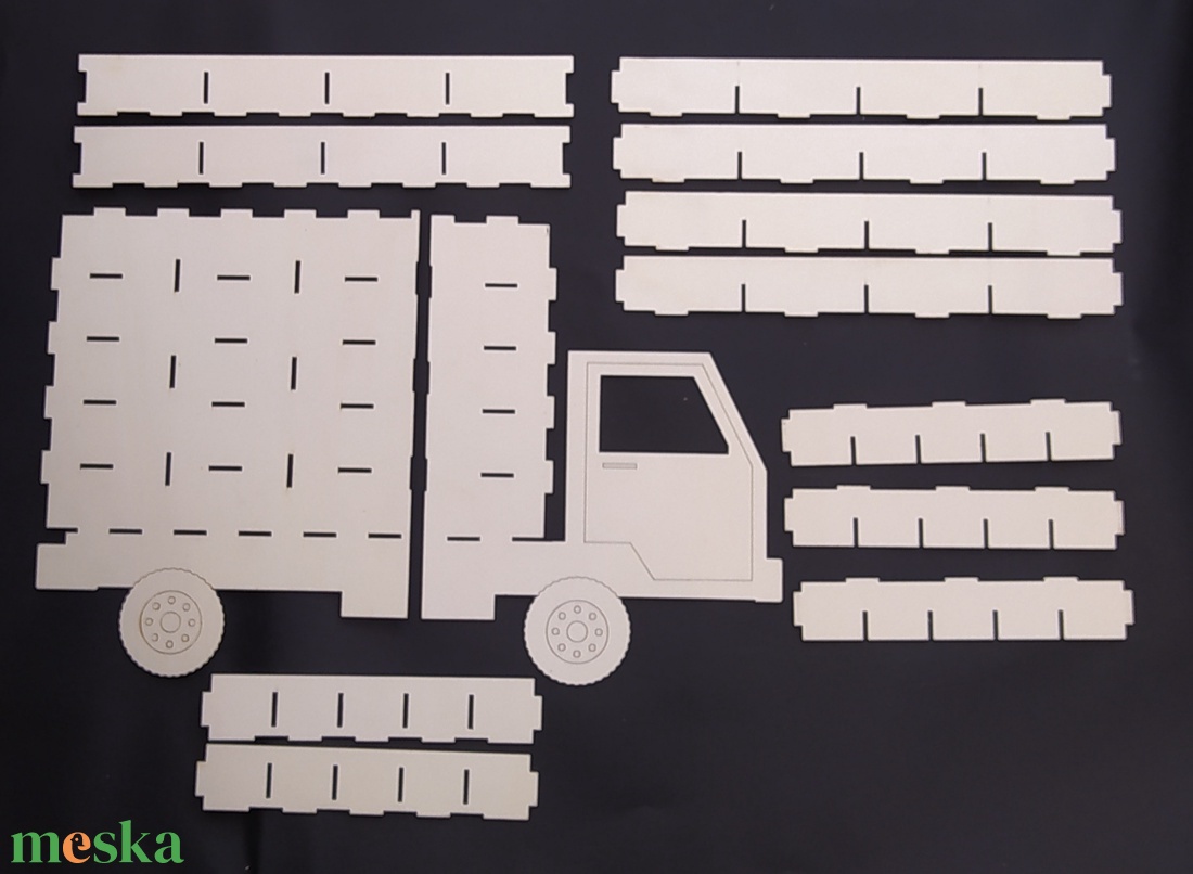 Kisautó tároló teherautó DIY  - játék & sport - kisautók, járművek - kamion - Meska.hu