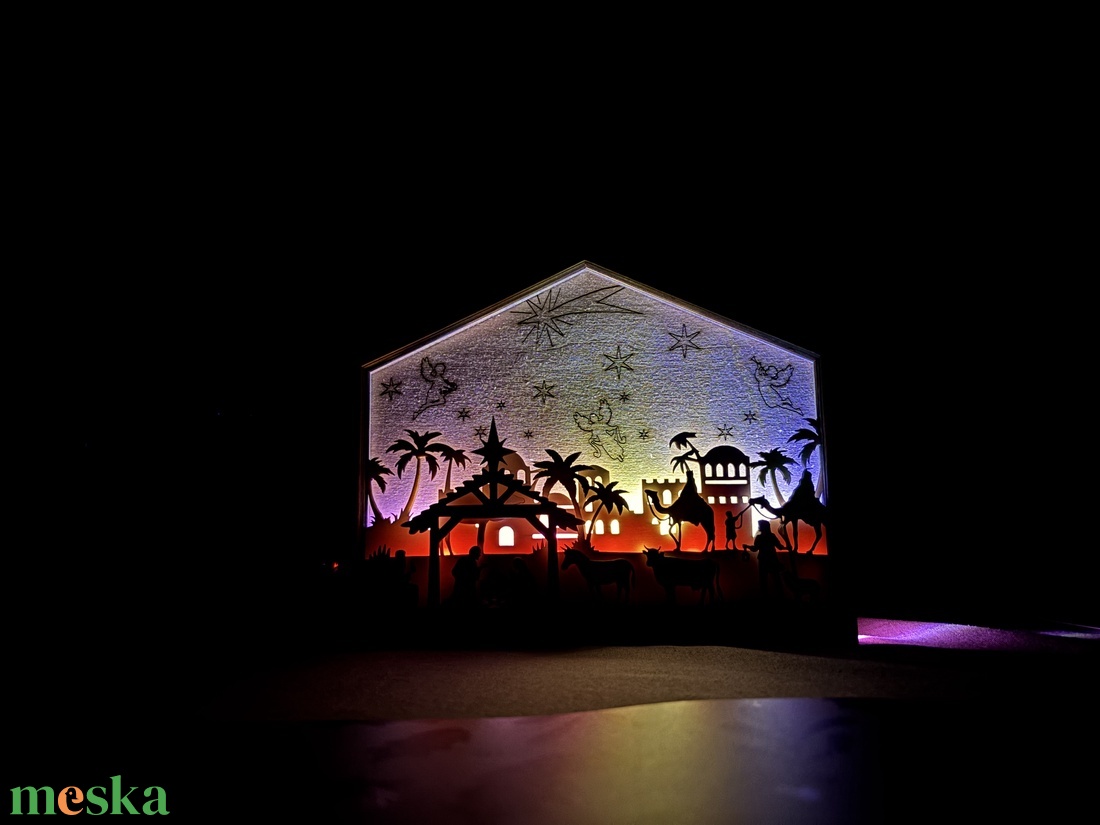 Betlehem  - karácsony - karácsonyi lakásdekoráció - ünnepi asztaldekoráció - Meska.hu