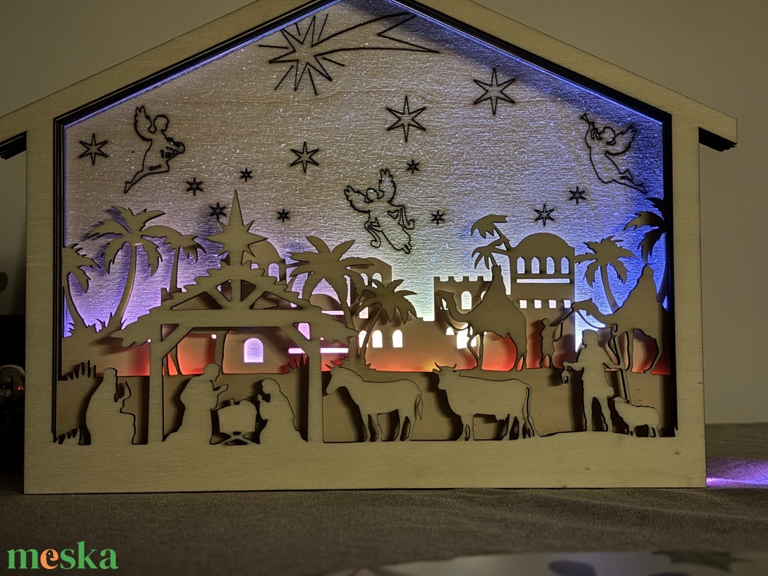 Betlehem  - karácsony - karácsonyi lakásdekoráció - ünnepi asztaldekoráció - Meska.hu
