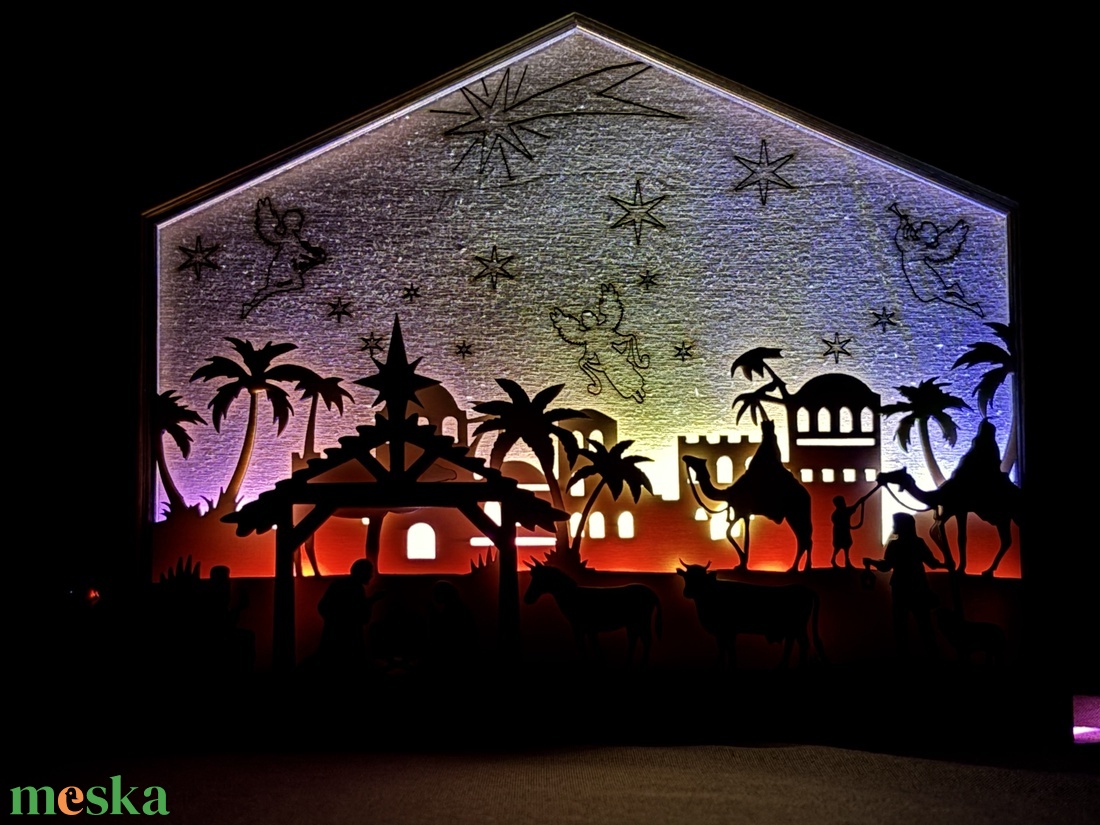 Betlehem  - karácsony - karácsonyi lakásdekoráció - ünnepi asztaldekoráció - Meska.hu