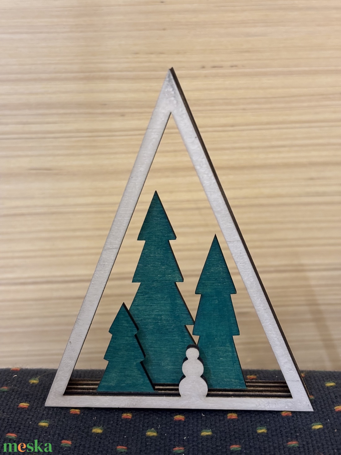 Karácsonyi asztaldísz - karácsony - karácsonyi lakásdekoráció - ünnepi asztaldekoráció - Meska.hu