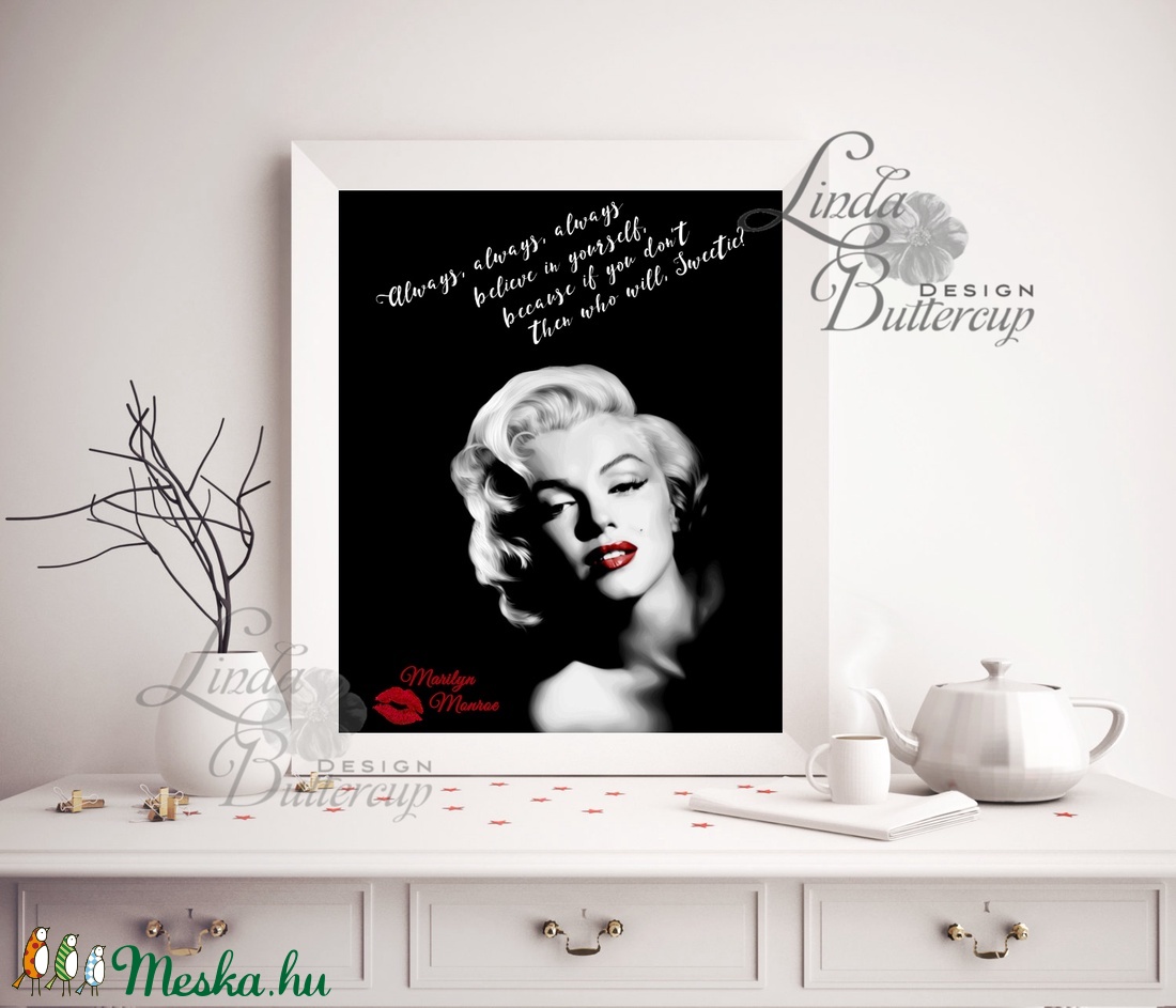 Marilyn Monroe, Falikép, Retro Poster, Retro kép, Amerikai, Vintage, Idézet, csók, Sexy, piros, vörös, modern - - Meska.hu Marilyn Monroe, Falikép, Retro Poster, Retro kép, Amerikai, Vintage, Idézet, csók, Sexy, piros, vörös, modern - - Meska.hu