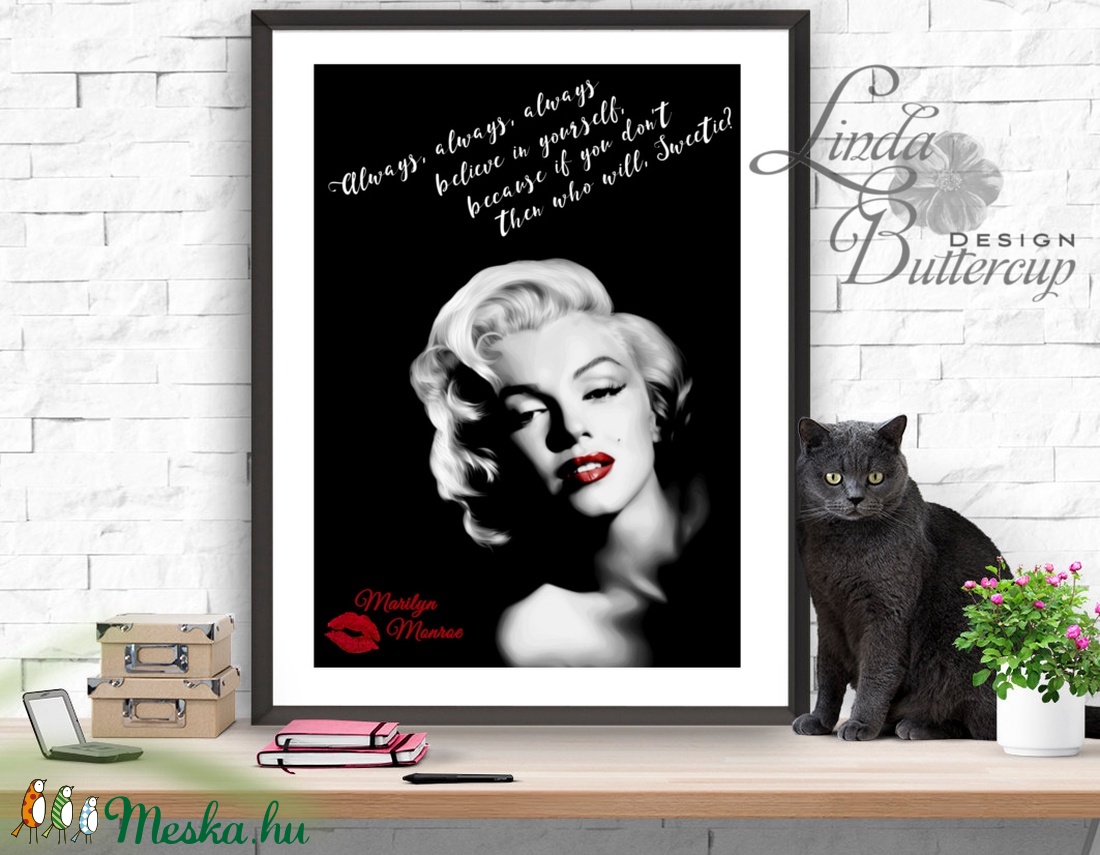 Marilyn Monroe, Falikép, Retro Poster, Retro kép, Amerikai, Vintage, Idézet, csók, Sexy, piros, vörös, modern - - Meska.hu Marilyn Monroe, Falikép, Retro Poster, Retro kép, Amerikai, Vintage, Idézet, csók, Sexy, piros, vörös, modern - - Meska.hu