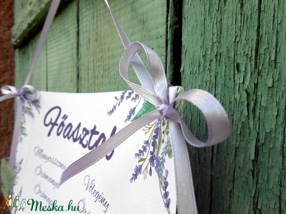 Vintage Esküvő, Ültetési rend, Esküvői Ültetésrend, Virágos, Rusztikus, Esküvő ültető kártya, Dekor, levendula -  - Meska.hu