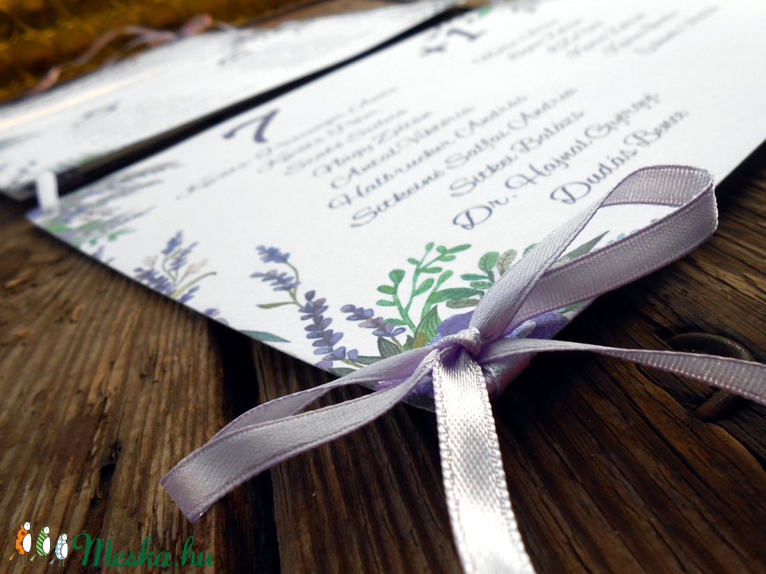 Vintage Esküvő, Ültetési rend, Esküvői Ültetésrend, Virágos, Rusztikus, Esküvő ültető kártya, Dekor, levendula -  - Meska.hu