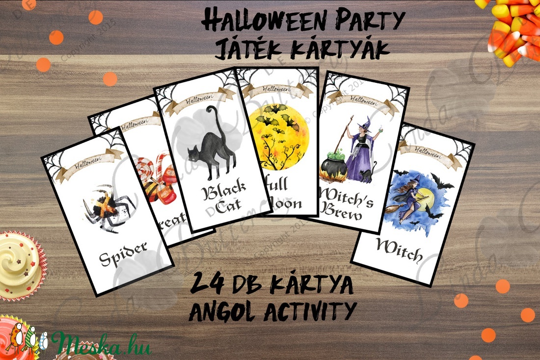Halloween party kártya, Játék kártya, Halloween buli, halloween dekor, halloween lap, boszorkány, pók, tök - otthon & életmód - dekoráció - halloween - halloweeni dekoráció - Meska.hu Halloween party kártya, Játék kártya, Halloween buli, halloween dekor, halloween lap, boszorkány, pók, tök - otthon & életmód - dekoráció - halloween - halloweeni dekoráció - Meska.hu