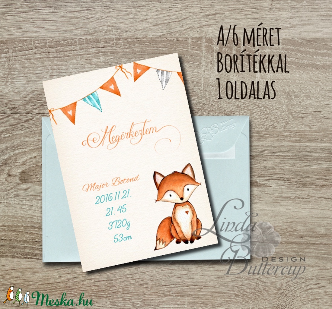 Megérkeztem, Babaváró képeslap, Babaköszöntő képeslap, Keresztelő, kisfiú, kislány, baba, baby, újszülött -  - Meska.hu