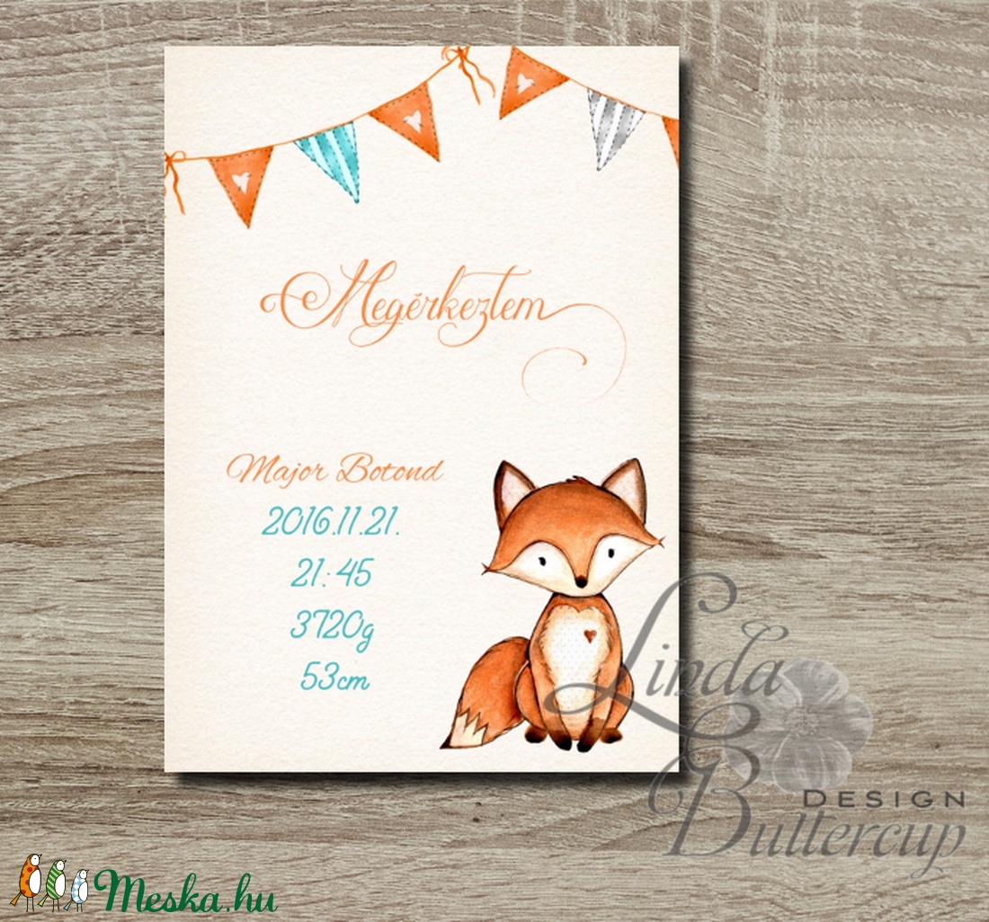 Megérkeztem, Babaváró képeslap, Babaköszöntő képeslap, Keresztelő, kisfiú, kislány, baba, baby, újszülött -  - Meska.hu