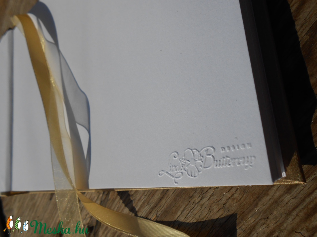 Esküvői Emlékkönyv, sárga tulipán, tavasz, Arany, Vendégkönyv, könyv, elegáns, zöld, Esküvői vendégkönyv, tulip -  - Meska.hu