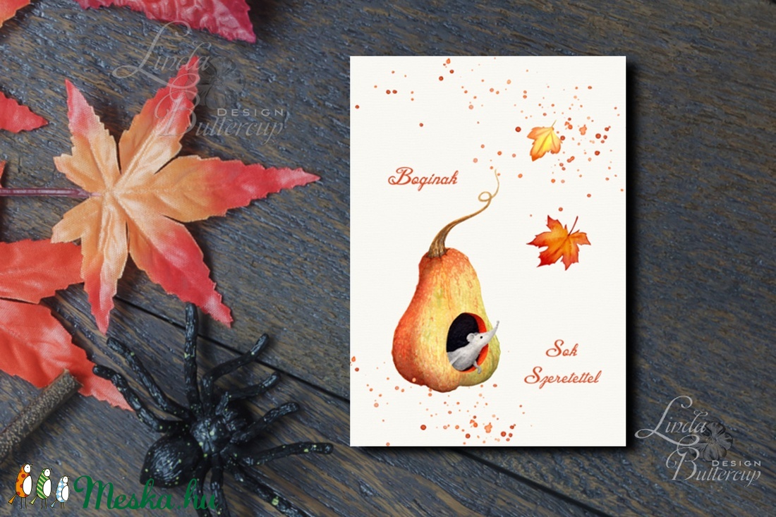 Halloween Képeslap, Halloween Üdvözlőlap, őszi, ősz, tök, narancs, cica, lap, pók, egér, egérke, pumpkin, mouse, levél - otthon & életmód - dekoráció - halloween - halloweeni meghívó, képeslap, ajándékkísérő - Meska.hu Halloween Képeslap, Halloween Üdvözlőlap, őszi, ősz, tök, narancs, cica, lap, pók, egér, egérke, pumpkin, mouse, levél - otthon & életmód - dekoráció - halloween - halloweeni meghívó, képeslap, ajándékkísérő - Meska.hu