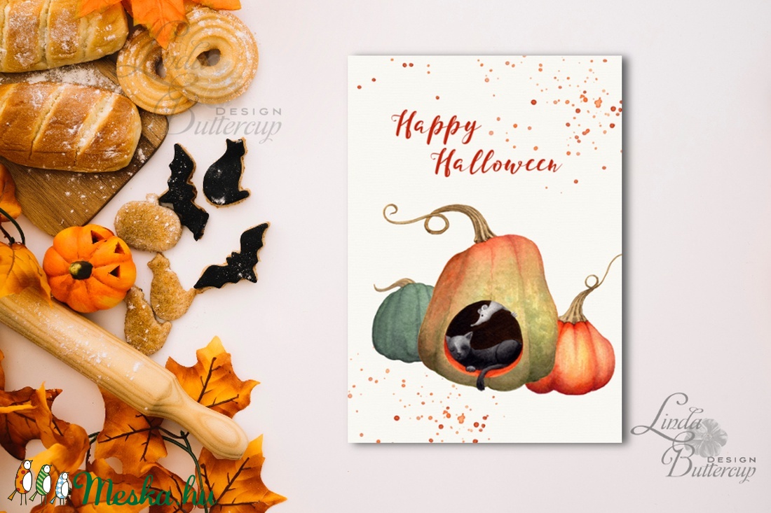 Halloween Képeslap, Halloween Üdvözlőlap, őszi, ősz, tök, narancs, cica, lap, pók, egér, egérke, pumpkin, mouse, levél - halloween - halloweeni dekoráció - Meska.hu Halloween Képeslap, Halloween Üdvözlőlap, őszi, ősz, tök, narancs, cica, lap, pók, egér, egérke, pumpkin, mouse, levél - halloween - halloweeni dekoráció - Meska.hu