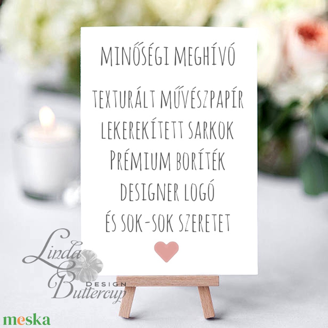 Keresztelő Meghívó, babaváró, baba köszöntő, megérkeztem, szülinapi meghívó, virágos, csillag, vadvirág, baby shower -  - Meska.hu