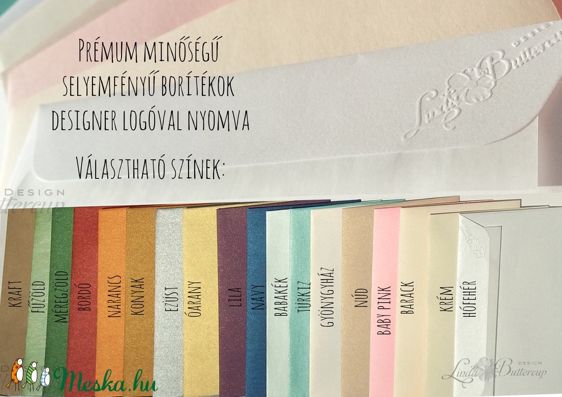 Címeres Esküvői meghívó, Monogram meghívó, arany meghívó, virágos meghívó, vízfesték hatású, címer, natúr, letisztult - esküvő - meghívó & kártya - meghívó - Meska.hu