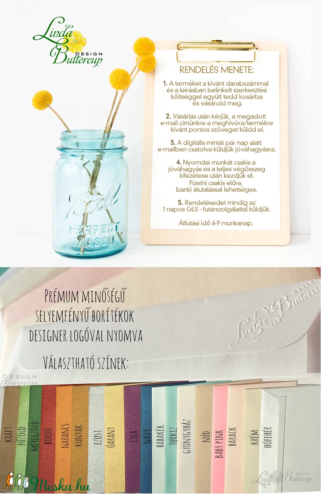 Agancsos Meghívó, Rusztikus esküvői meghívó, Bohó, natur meghívó, vadász, ősz, zöld leveles, levél, natúr, agancs, őszi - esküvő - meghívó & kártya - meghívó - Meska.hu