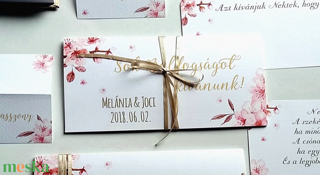 Pénzátadó boríték, Nászajándék, Gratulálunk képeslap, Esküvői Gratuláció, virágos, pénz átadó lap, vintgae, hortenzia - esküvő - emlék & ajándék - nászajándék - esküvői pénzátadó boríték, kártya - Meska.hu