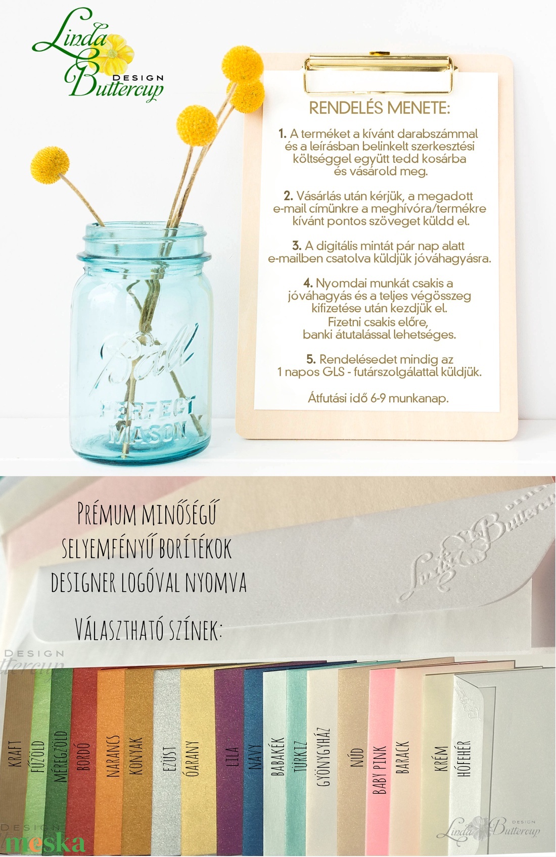 Keresztelő Meghívó, babaváró, baba köszöntő, megérkeztem, szülinapi meghívó, virágos, csillag, vadvirág, baby shower -  - Meska.hu