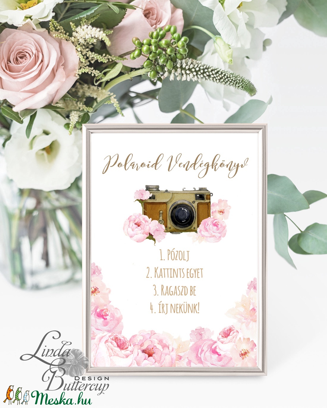 Polaroid fotó Esküvői Felirat A4, fénykép, fotó albumhoz, Esküvői kép, Esküvő Dekor, Esküvői felirat, virágos, rózsás - esküvő - dekoráció - helyszíni dekor - Meska.hu Polaroid fotó Esküvői Felirat A4, fénykép, fotó albumhoz, Esküvői kép, Esküvő Dekor, Esküvői felirat, virágos, rózsás - esküvő - dekoráció - helyszíni dekor - Meska.hu
