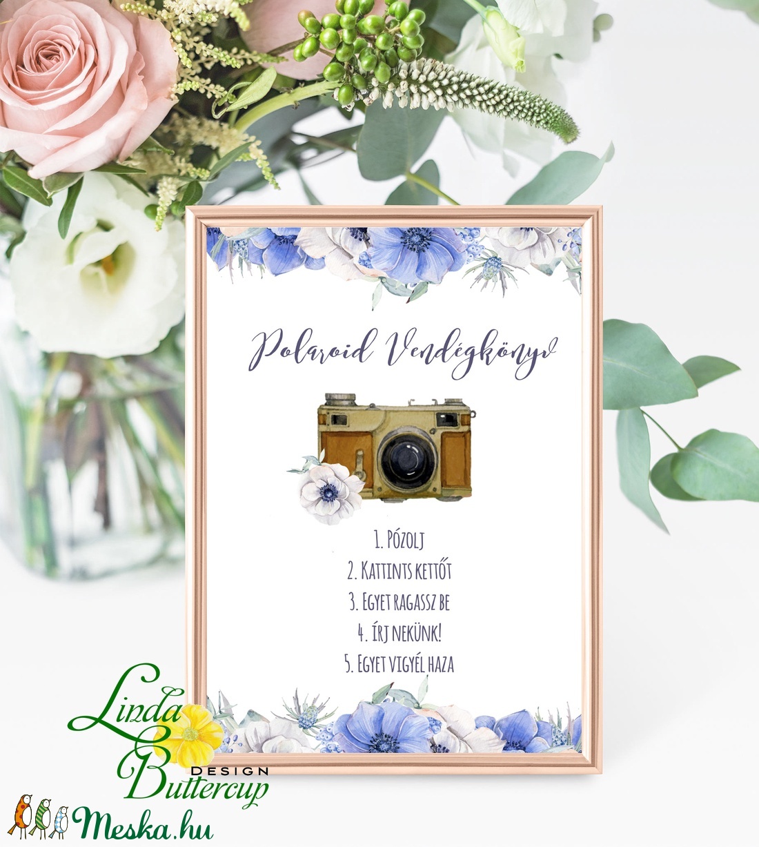 Polaroid fotó Esküvői Felirat A4, fénykép, fotó albumhoz, Esküvői kép, Esküvő Dekor, Esküvői felirat, virágos, kékes - esküvő - dekoráció - tábla & jelzés - Meska.hu Polaroid fotó Esküvői Felirat A4, fénykép, fotó albumhoz, Esküvői kép, Esküvő Dekor, Esküvői felirat, virágos, kékes - esküvő - dekoráció - tábla & jelzés - Meska.hu