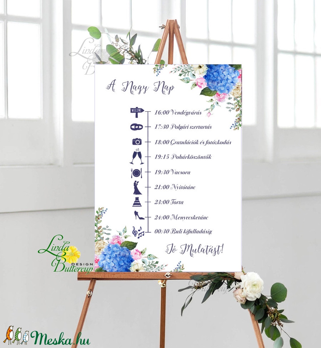 Esküvői Felirat A2, Program, Köszöntő, Üdvözlő, idézet, romantikus, természetközeli, üzenet, virágos, trendi -  - Meska.hu