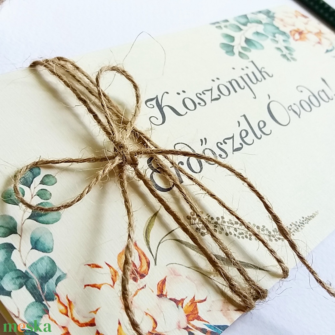 Pénzátadó boríték, Ballagásra, Évzáró, Gratulálunk képeslap, Gratuláció, greenery, pénz átadó lap, vintgae, érettségi - otthon & életmód - papír, írószer - ajándékozás kellékei - pénzátadó boríték - Meska.hu