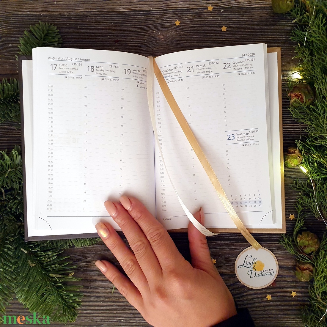 Naptár, kalendár, zsebnaptár, Egyedi naptár, határidőnapló, egyedi, Karácsonyi ajándék, névreszóló - otthon & lakás - papír írószer - naptár & tervező - Meska.hu