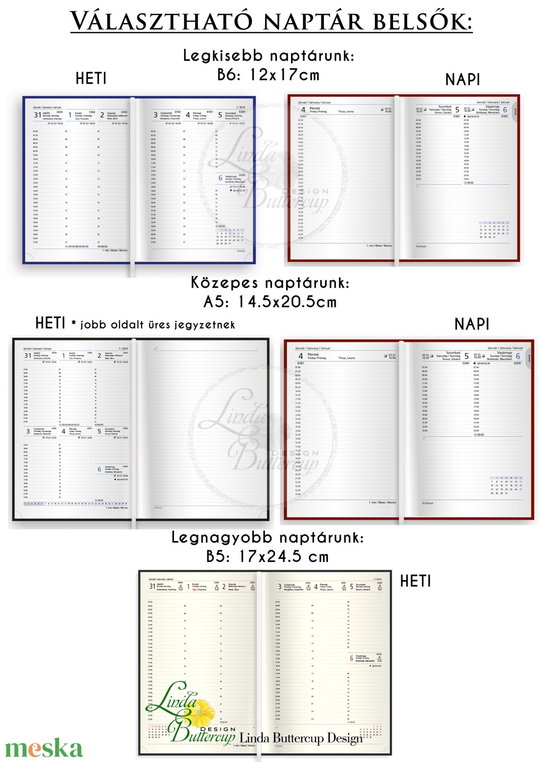 Naptár, kalendár, zsebnaptár, Egyedi naptár, határidőnapló, egyedi, Karácsonyi ajándék, névreszóló - otthon & lakás - papír írószer - naptár & tervező - Meska.hu