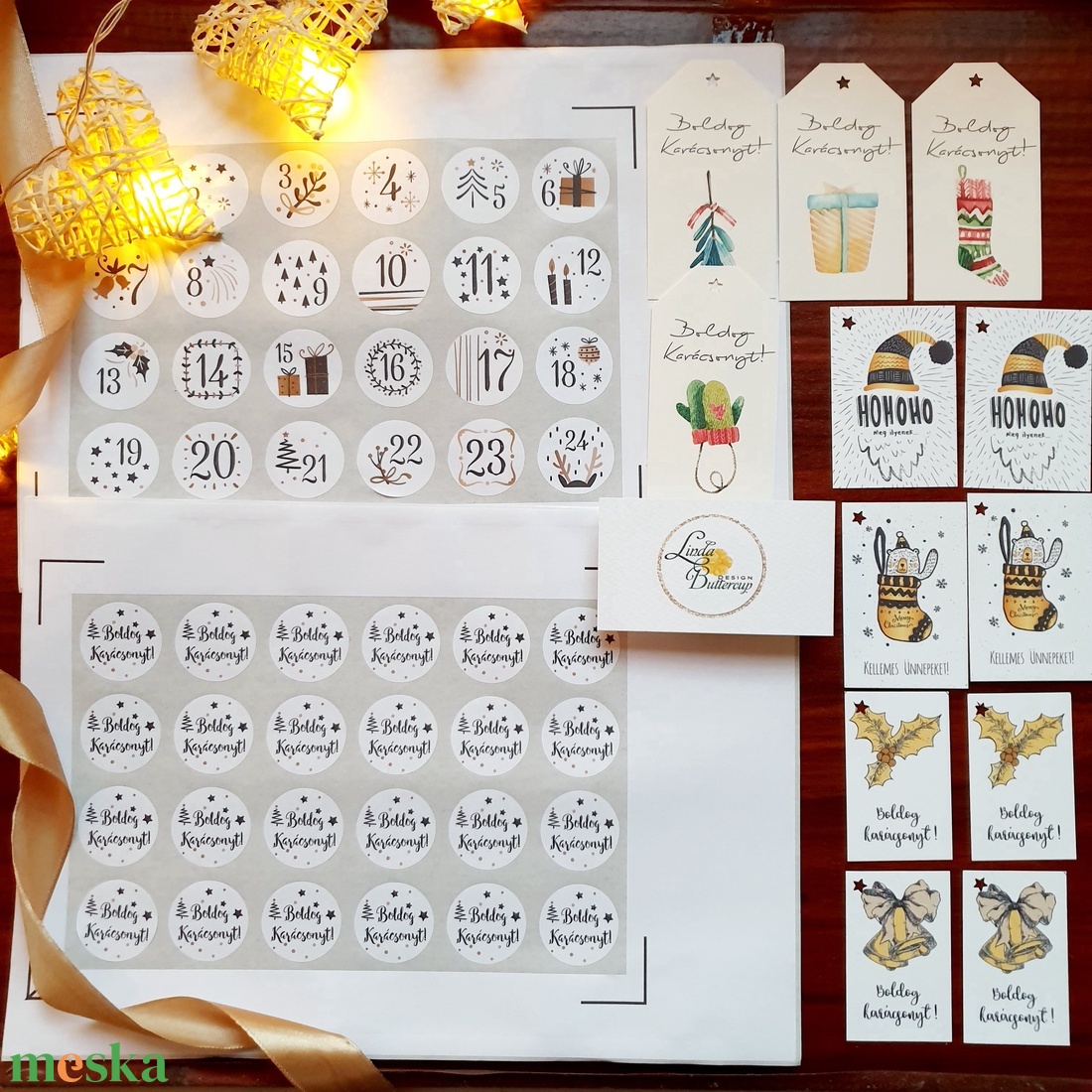 Adventi kalendár matrica, adventi naptár, karácsonyi matrica, karácsonyi csomagolás, ajándékkísérő - karácsony - adventi díszek - adventi naptár - Meska.hu Adventi kalendár matrica, adventi naptár, karácsonyi matrica, karácsonyi csomagolás, ajándékkísérő - karácsony - adventi díszek - adventi naptár - Meska.hu