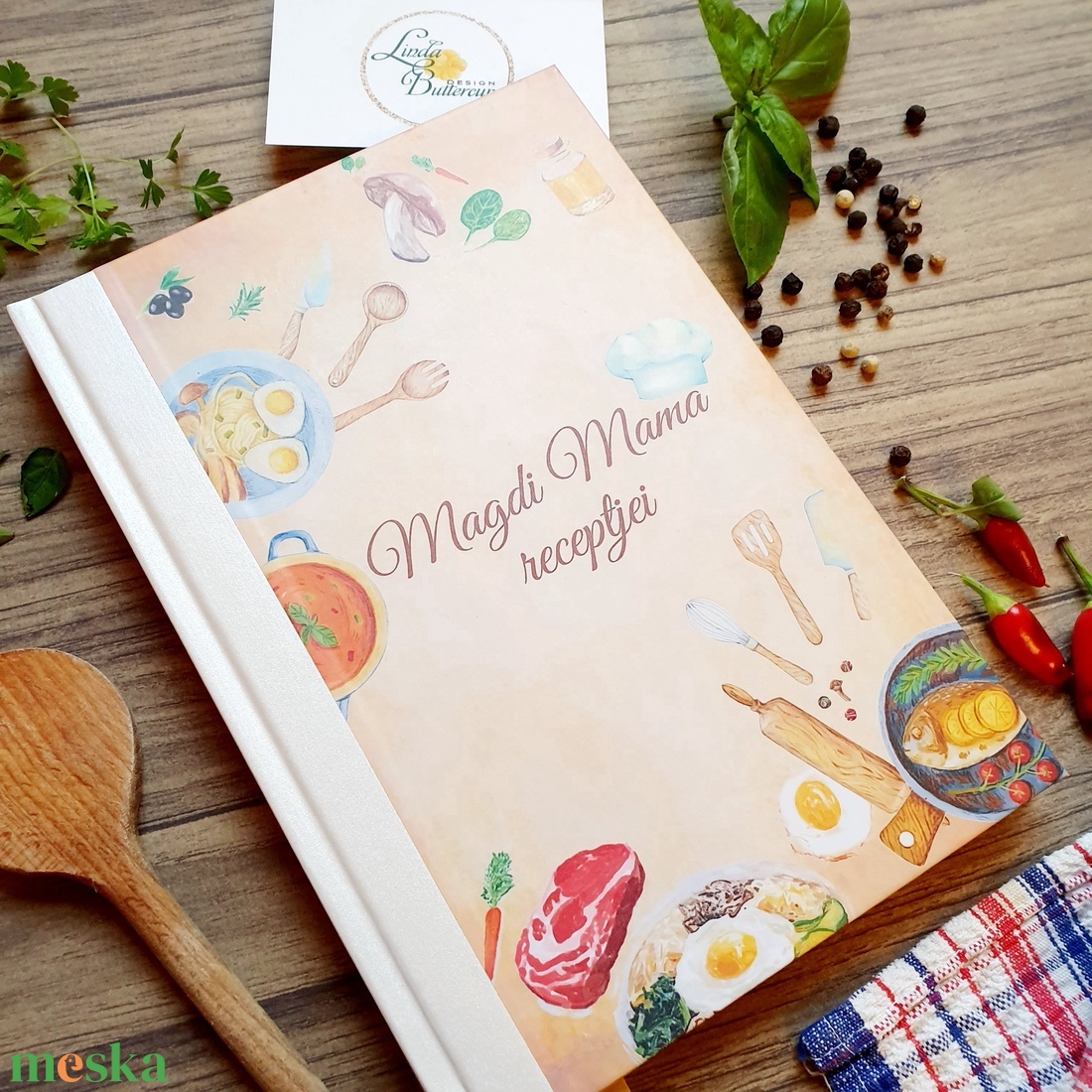 Receptkönyv, mama receptjei, recept gyűjtemény, könyv, füzet, receptek, karácsonyi ajándék, nagymama ajándék - otthon & életmód - konyhafelszerelés, tálalás - sütés, főzés - receptfüzet - Meska.hu Receptkönyv, mama receptjei, recept gyűjtemény, könyv, füzet, receptek, karácsonyi ajándék, nagymama ajándék - otthon & életmód - konyhafelszerelés, tálalás - sütés, főzés - receptfüzet - Meska.hu