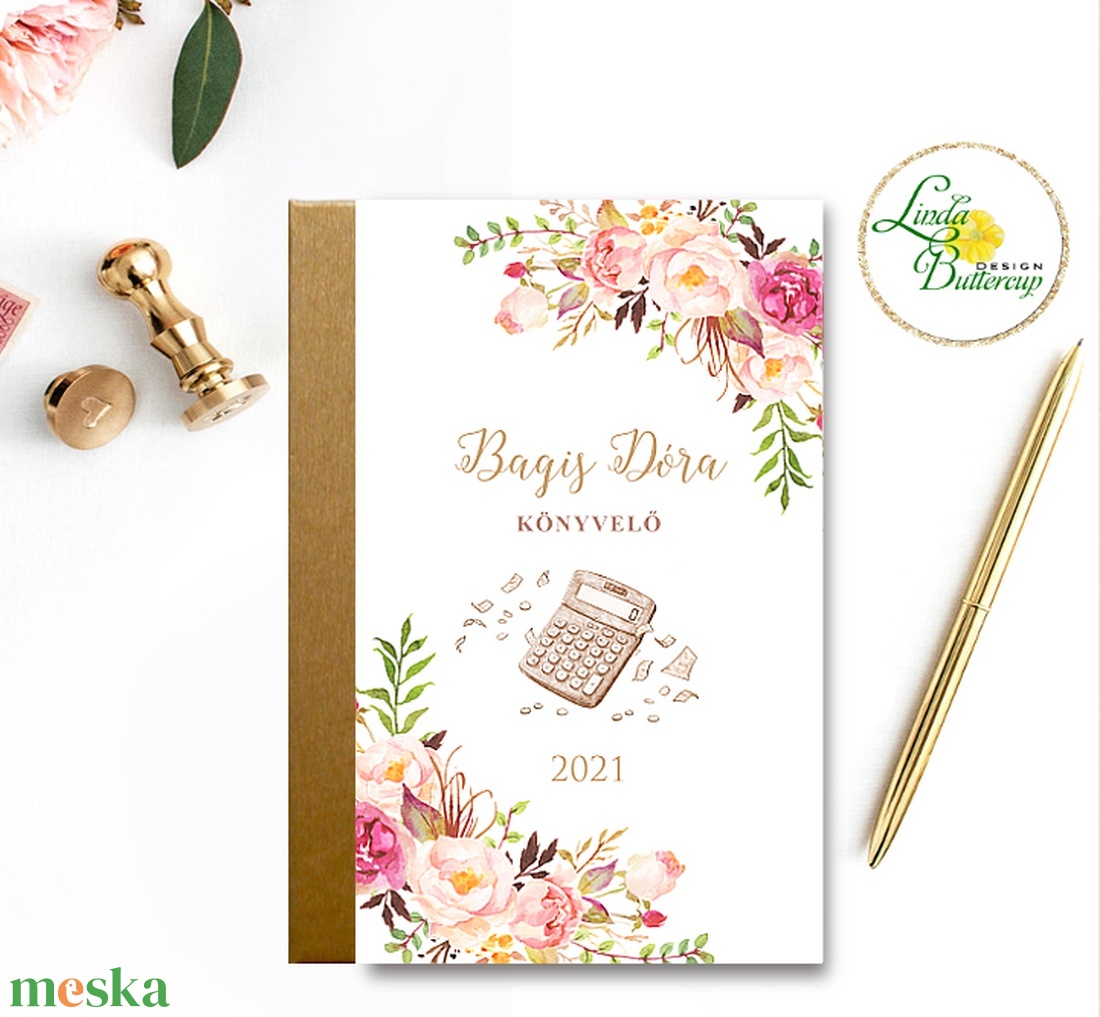 Könyvelő, Naptár, kalendár, zsebnaptár, Egyedi naptár, határidőnapló, egyedi, Karácsonyi ajándék, névreszóló - otthon & életmód - papír, írószer - naptár & tervező - Meska.hu