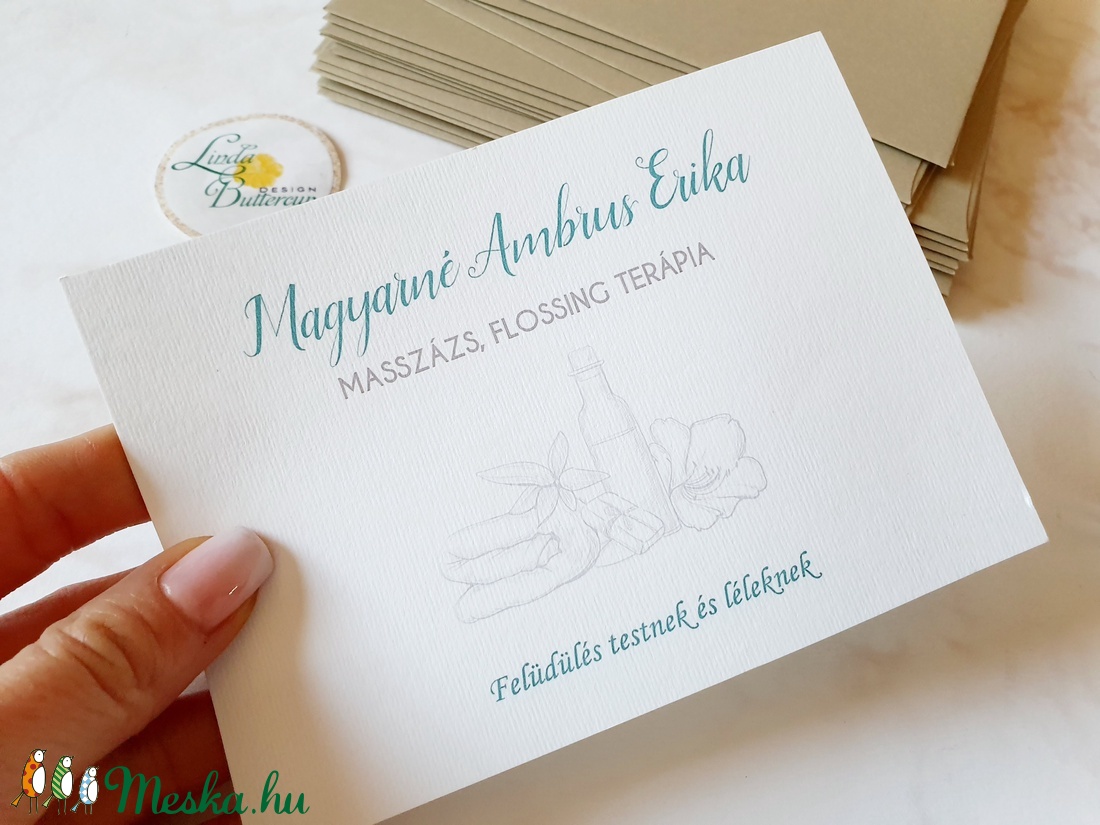 greenery, türkiz, kövirózsás, Ajándékutalvány, masszőr, műkörmös, Kozmetikus, pedikűrös, fodrász, pillás - otthon & életmód - papír, írószer - naptár & tervező - Meska.hu