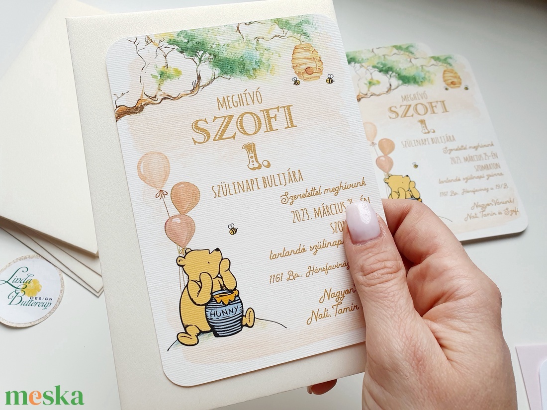 Micimackós szülinapi meghívó, keresztelő meghívó, krém, bézs+SZERKESZTÉSIDÍJ leirásból is tedd kosárba - otthon & életmód - papír, írószer - ajándékozás kellékei - meghívó - Meska.hu Micimackós szülinapi meghívó, keresztelő meghívó, krém, bézs+SZERKESZTÉSIDÍJ leirásból is tedd kosárba - otthon & életmód - papír, írószer - ajándékozás kellékei - meghívó - Meska.hu