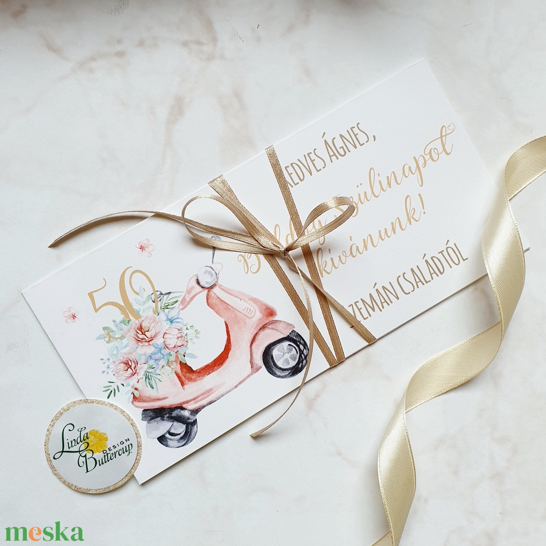 Virágos motor, szülinapi, Pénzátadó boríték, pénz átadó lap, Nászajándék, Gratulálunk képeslap, Esküvői Gratuláció - esküvő - emlék & ajándék - nászajándék - esküvői pénzátadó boríték, kártya - Meska.hu