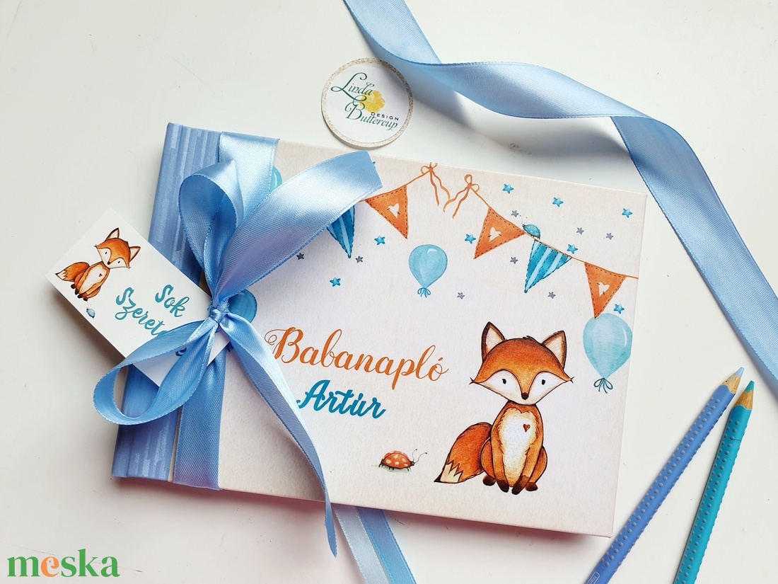 Rókás Babanapló, baba könyv, megérkeztem, babváró ajándék, róka - otthon & életmód - papír, írószer - babanapló - Meska.hu Rókás Babanapló, baba könyv, megérkeztem, babváró ajándék, róka - otthon & életmód - papír, írószer - babanapló - Meska.hu