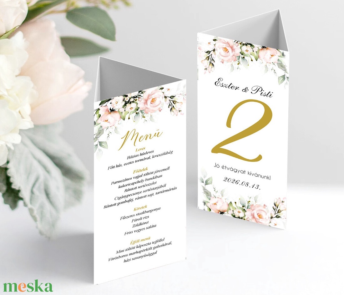 Púder, pasztell rózsás, greenery, menü kártya, vacsora, itallap + SZERKESZTÉSI DÍJat is tedd kosárba - esküvő - meghívó & kártya - menü - Meska.hu Púder, pasztell rózsás, greenery, menü kártya, vacsora, itallap + SZERKESZTÉSI DÍJat is tedd kosárba - esküvő - meghívó & kártya - menü - Meska.hu