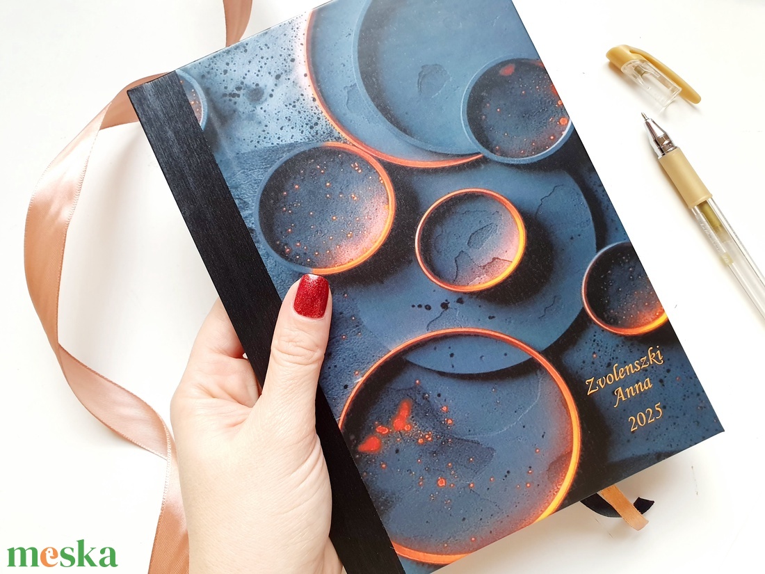 Egyedi naptár, minimál, fekete, Naptár, határidőnapló, kalendár, zsebnaptár, névreszóló, tervező - otthon & életmód - papír, írószer - naptár & tervező - Meska.hu