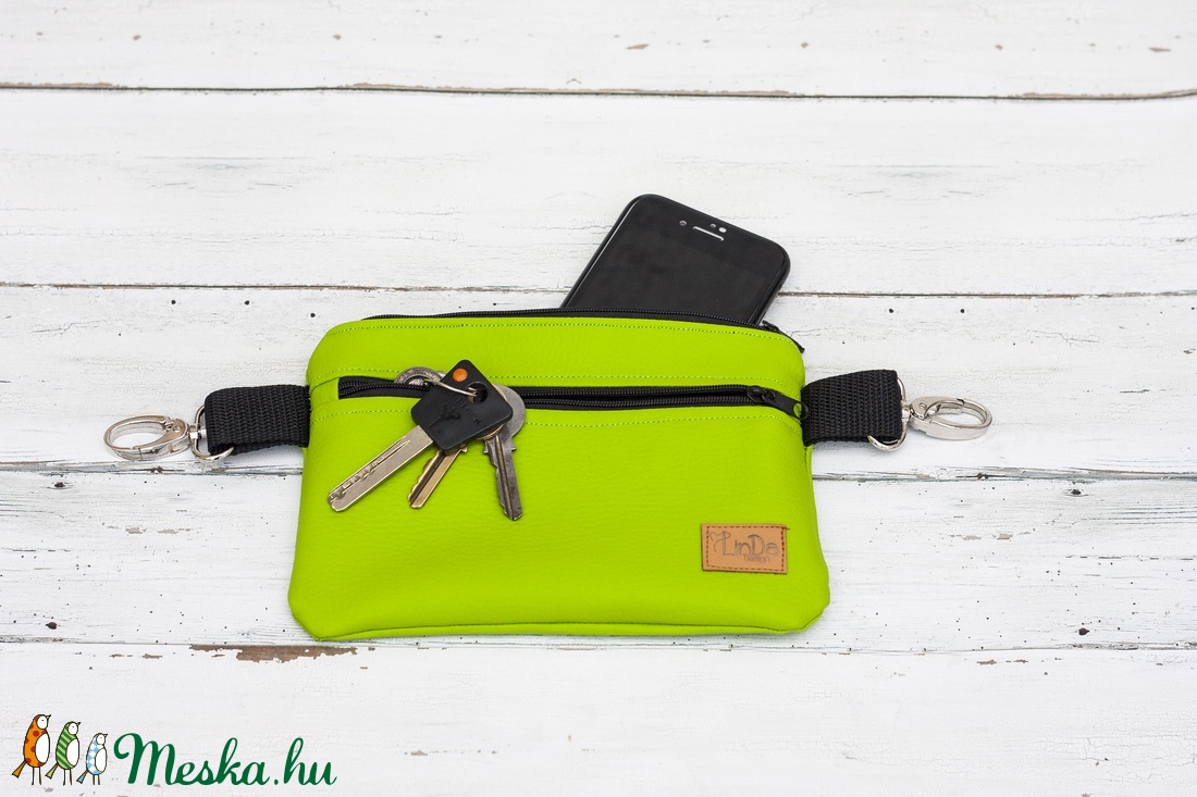 Minimalista övtáska, oldaltáska - táska & tok - övtáska - Meska.hu