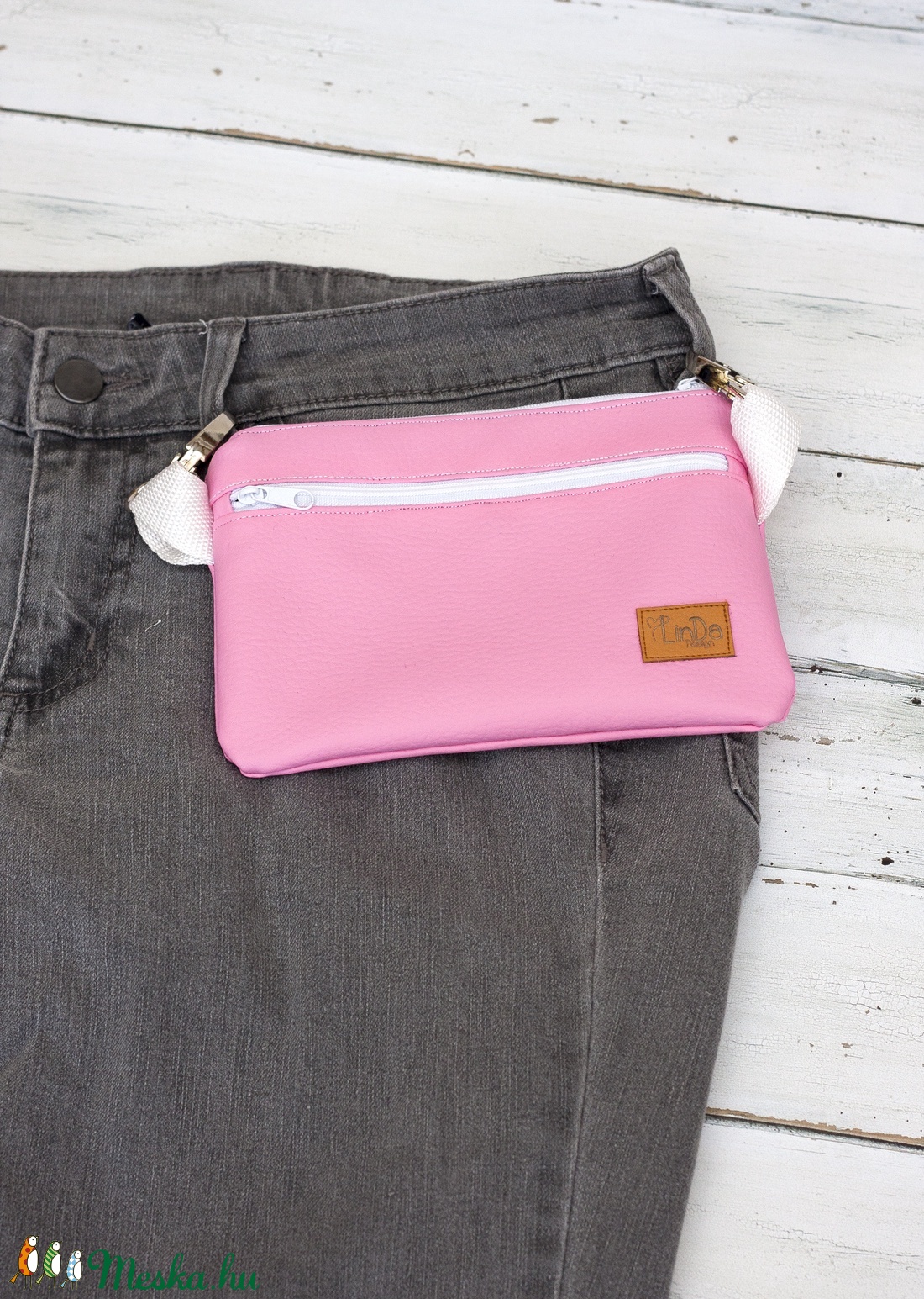 Minimalista övtáska, oldaltáska - táska & tok - övtáska - Meska.hu