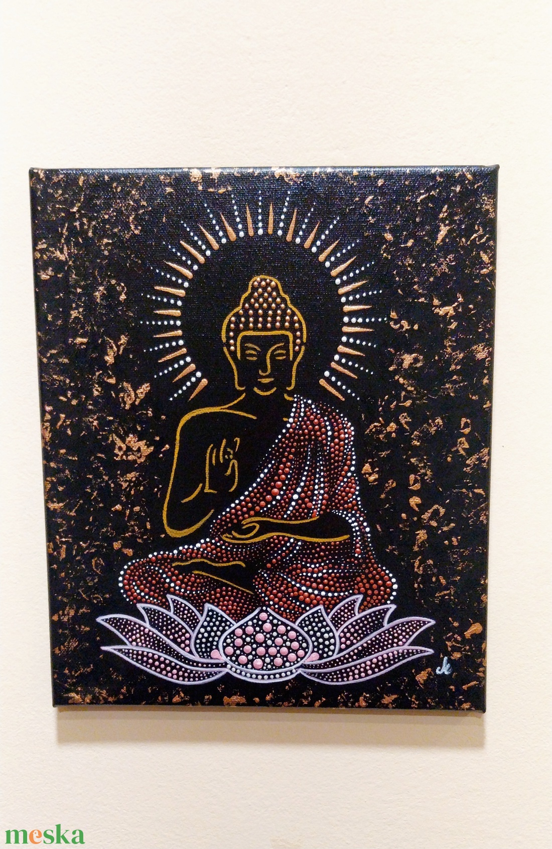 Buddha falikép - otthon & életmód - dekoráció - kép & falikép - 3d képek - Meska.hu