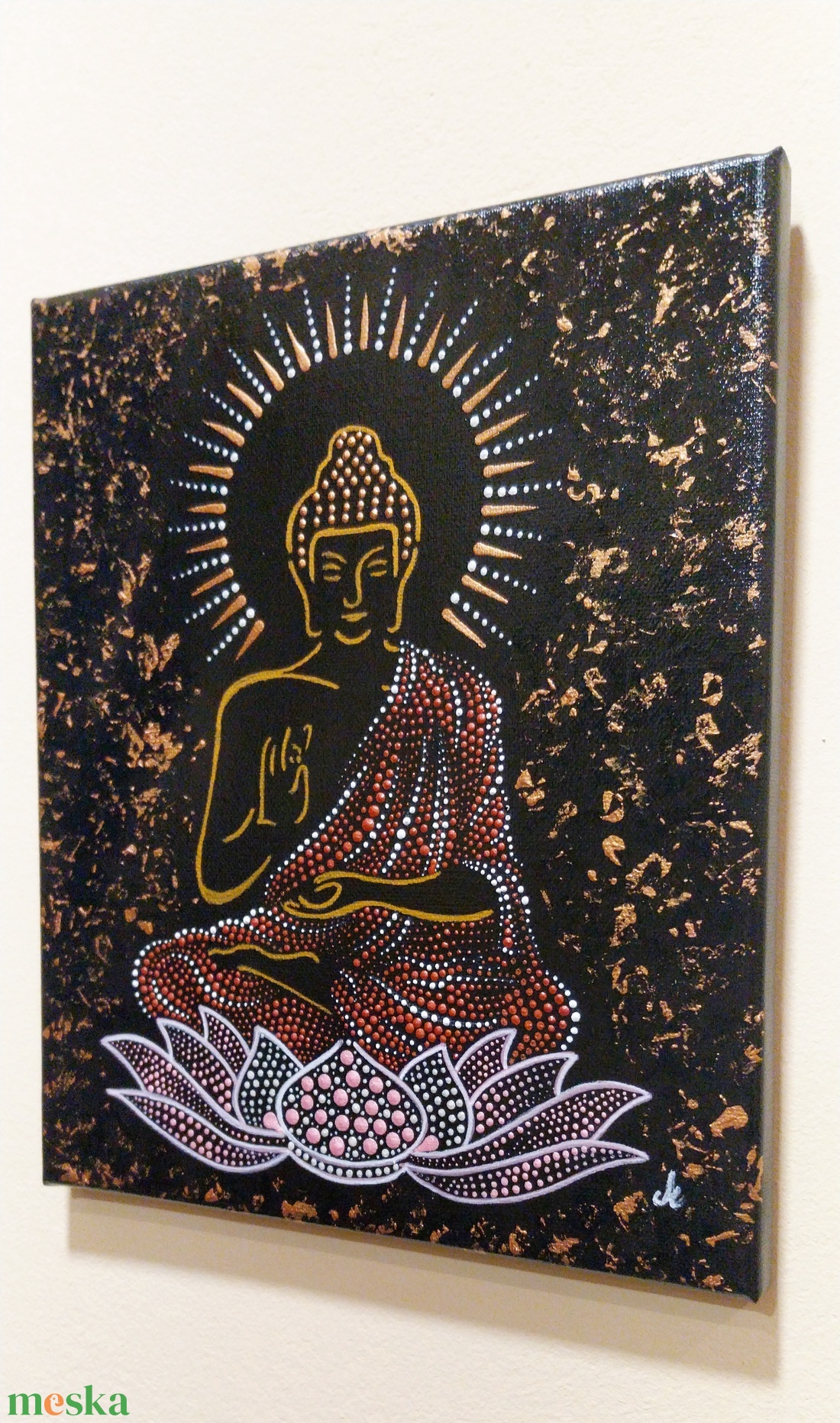 Buddha falikép - otthon & életmód - dekoráció - kép & falikép - 3d képek - Meska.hu